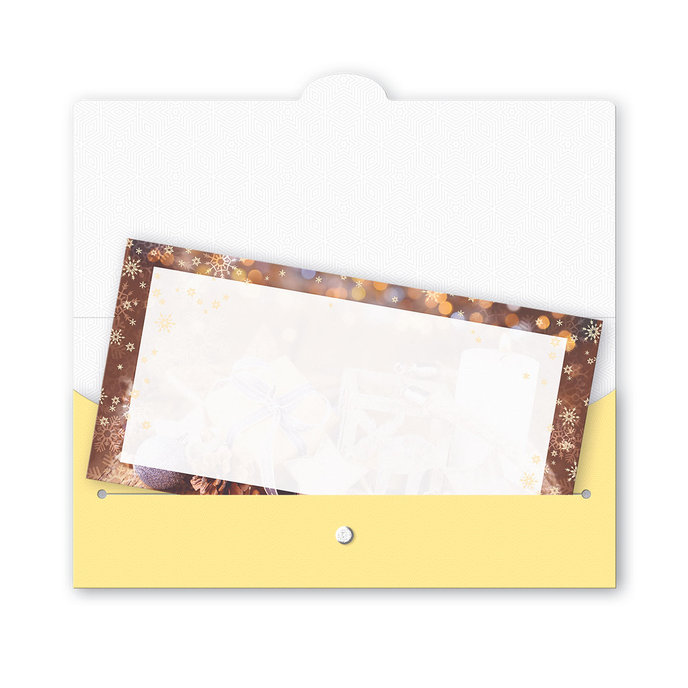 81-6041 Obálka s kartičkou, vánoční