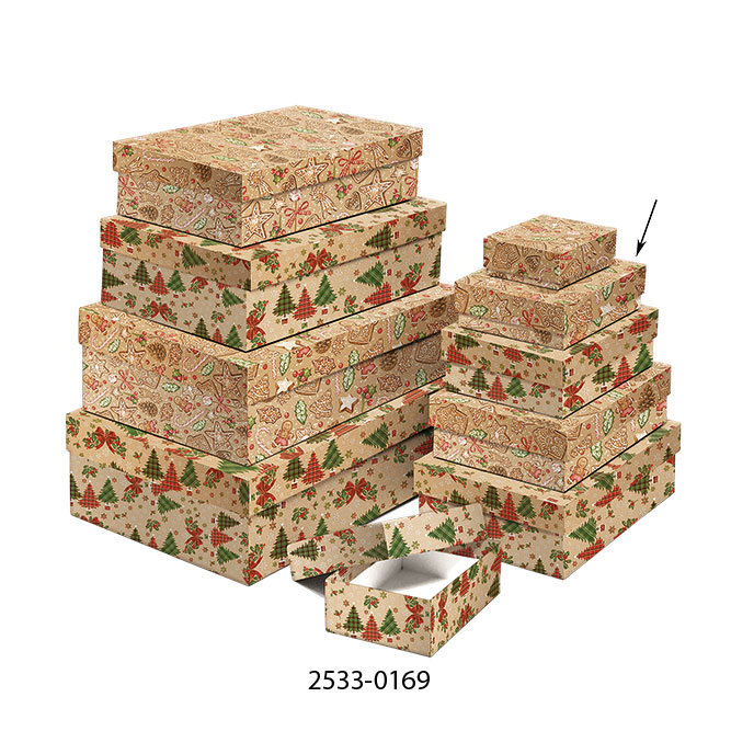 2533-0169 Dárková krabice 12,6x8,6x3,6cm /2500-8169/