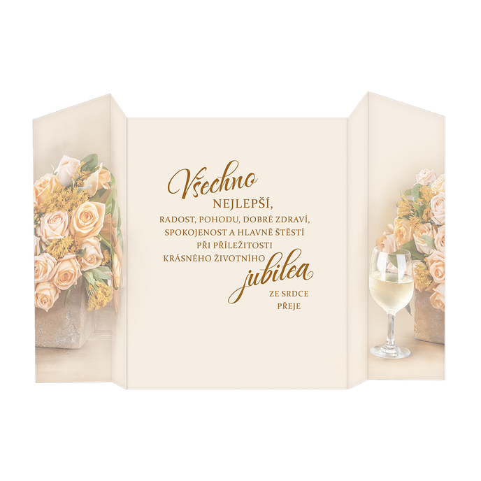 75-677 Blahopřání gratulační CZ/50