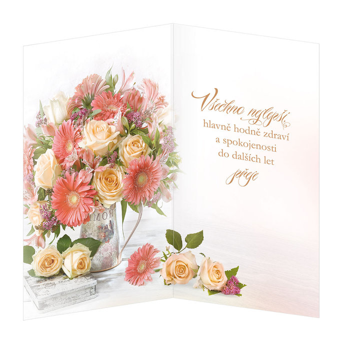 15-6473 Blahopřání gratulační  CZ