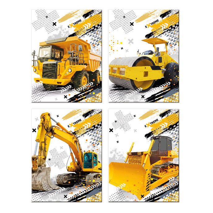 1111-0333 Trhací zápisník 9x12cm Extreme force