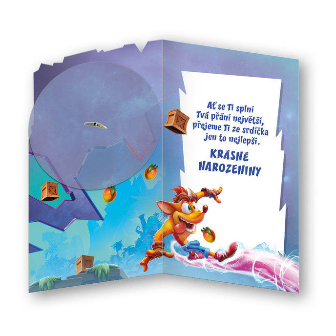 17-6045 Blahopřání dětské Crash CZ