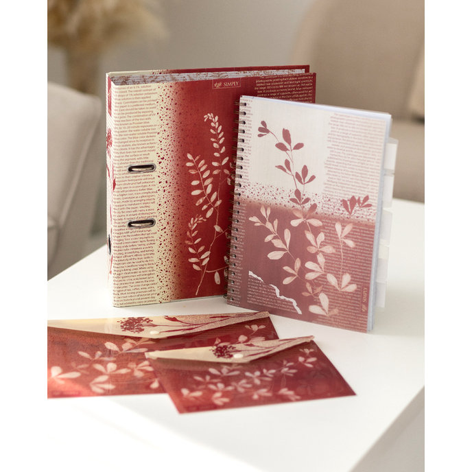 1548-0409 Spirálový sešit A4 s pořadačem Simply