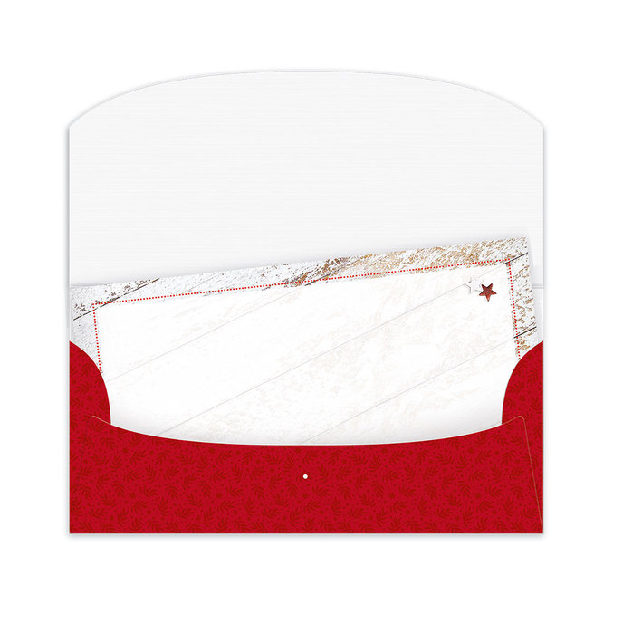 91-6012 Obálka na voucher, vánoční