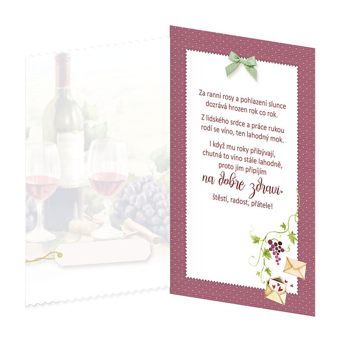 15-6441 Blahopřání gratulační otočník CZ