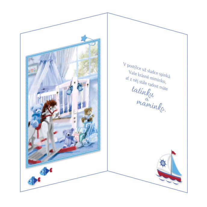 16-635 Blahopřání k narození dítěte