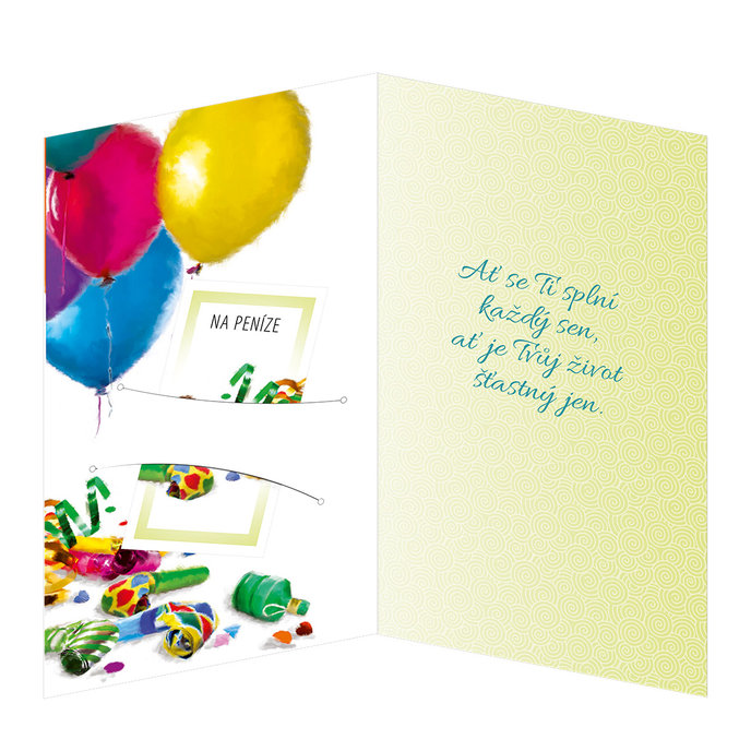 15-6338 Blahopřání gratulační otočník CZ