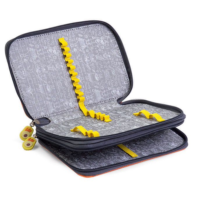 1849-0290 Penál dvoupatrový Cute Monsters