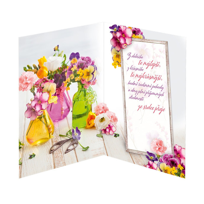 75-9004c Blahopřání gratulační 3D CZ