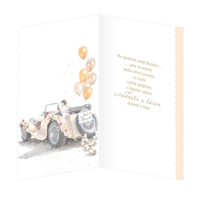 13-6130 Blahopřání svatební CZ