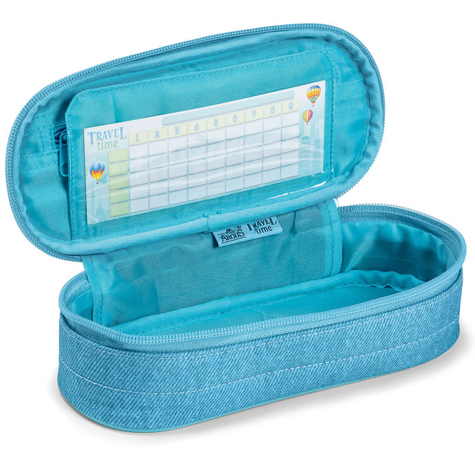 1846-0431 Penál oválný Travel Time