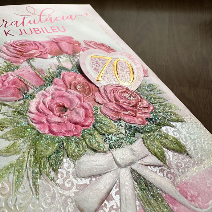 15-6514 Blahopřání gratulační klopa na peníze CZ/70