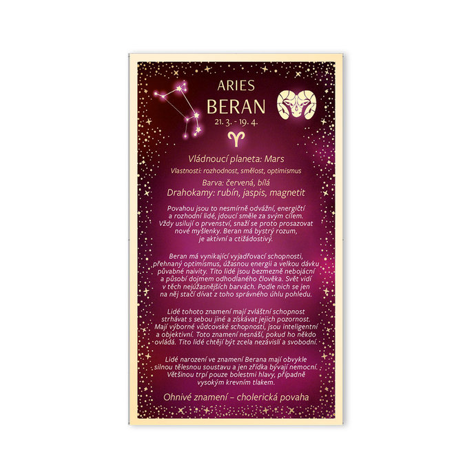 15-6482 Blahopřání gratulační zvěrokruh CZ BERAN