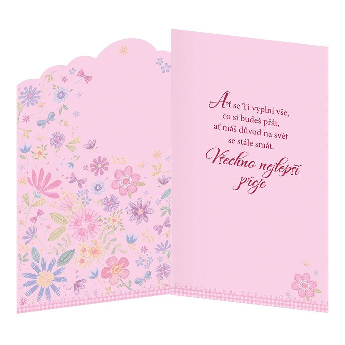 15-6503 Blahopřání gratulační  CZ