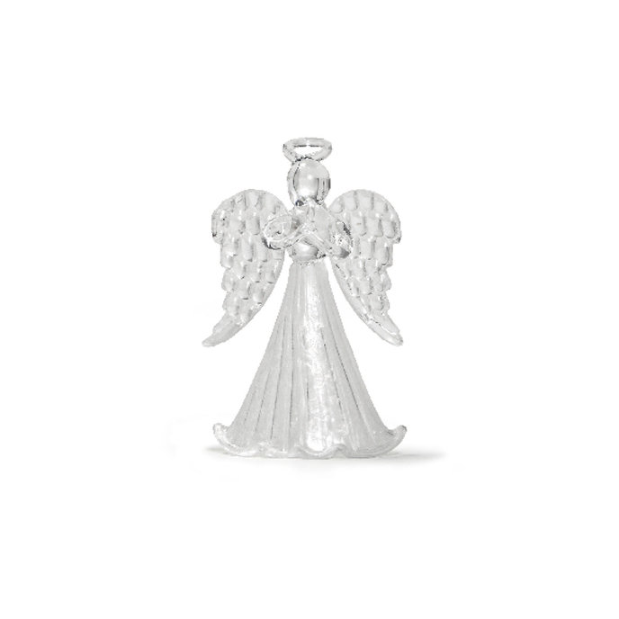 2367-0001 Vánoční dekorace - skleněný anděl