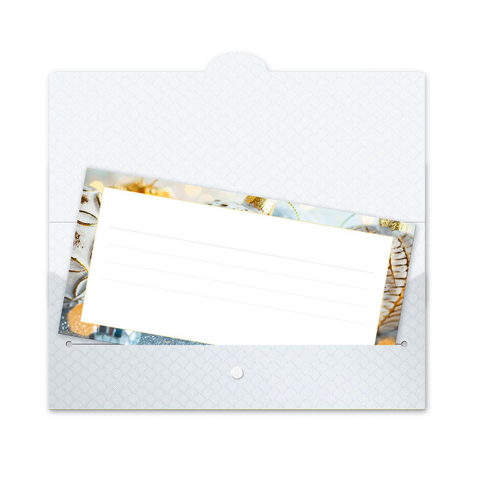 81-6020 Obálka s kartičkou, vánoční