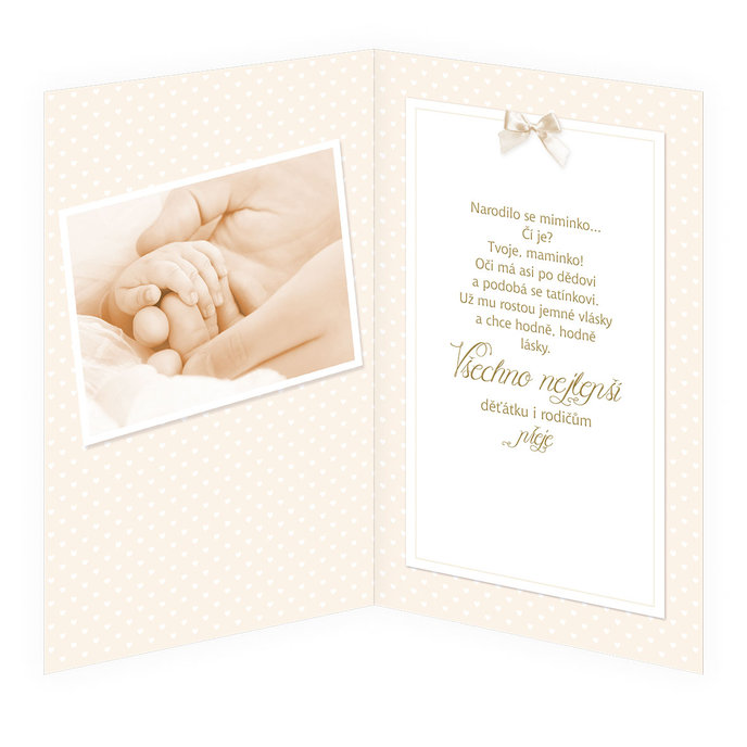 16-648 Blahopřání k narození dítěte CZ