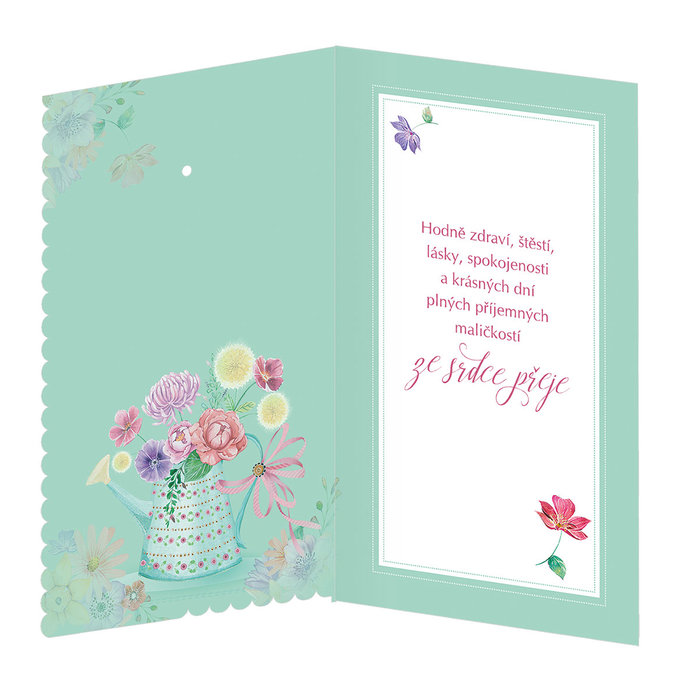 15-6454 Blahopřání gratulační  CZ