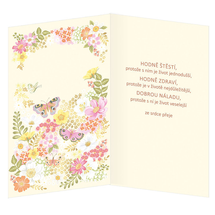 15-6598 Blahopřání gratulační CZ/75
