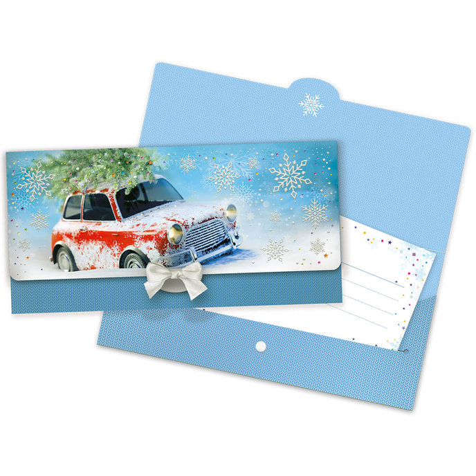 81-6012 Obálka s kartičkou, vánoční