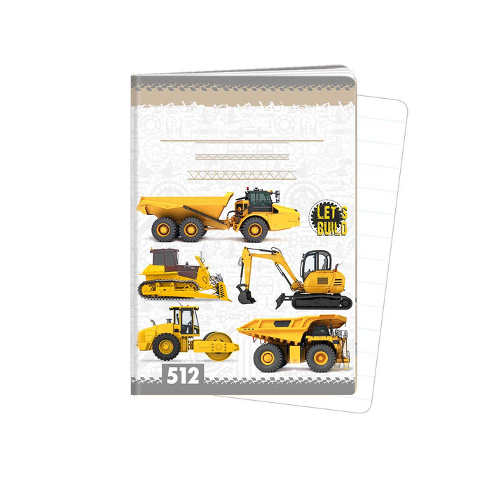 1591-0390 Exercise book A5, TYPE 512 LET’S BUILD