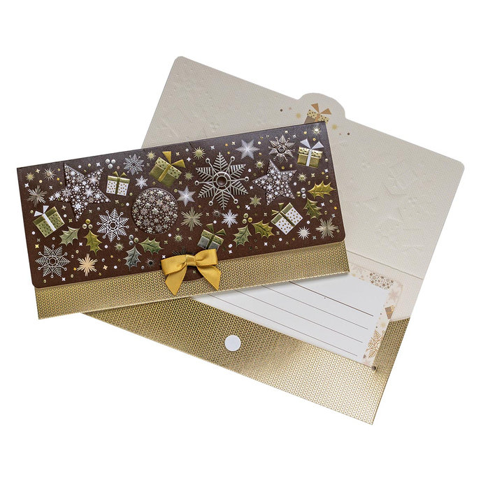 81-6007 Obálka s kartičkou, vánoční