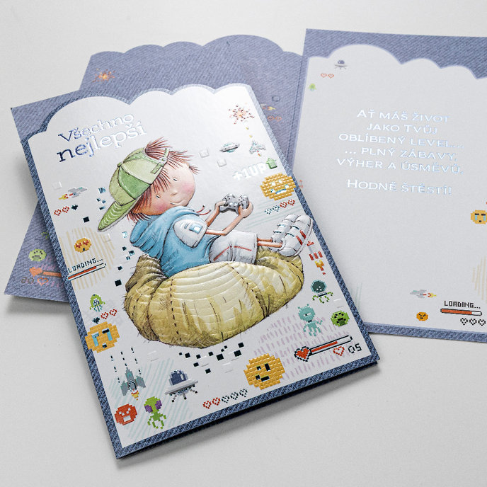 17-6070 Greeting card for children CZ