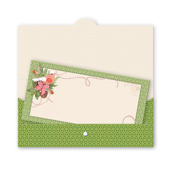 81-6036 Obálka s kartičkou, vánoční