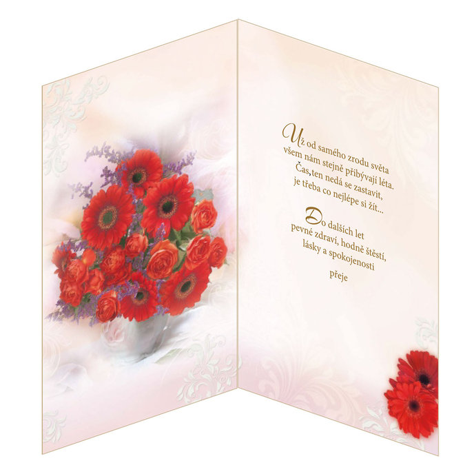 15-6237 Blahopřání gratulační otočník CZ