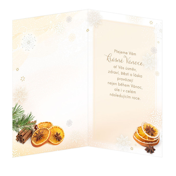 11-6380-2 Christmas greeting card CZ