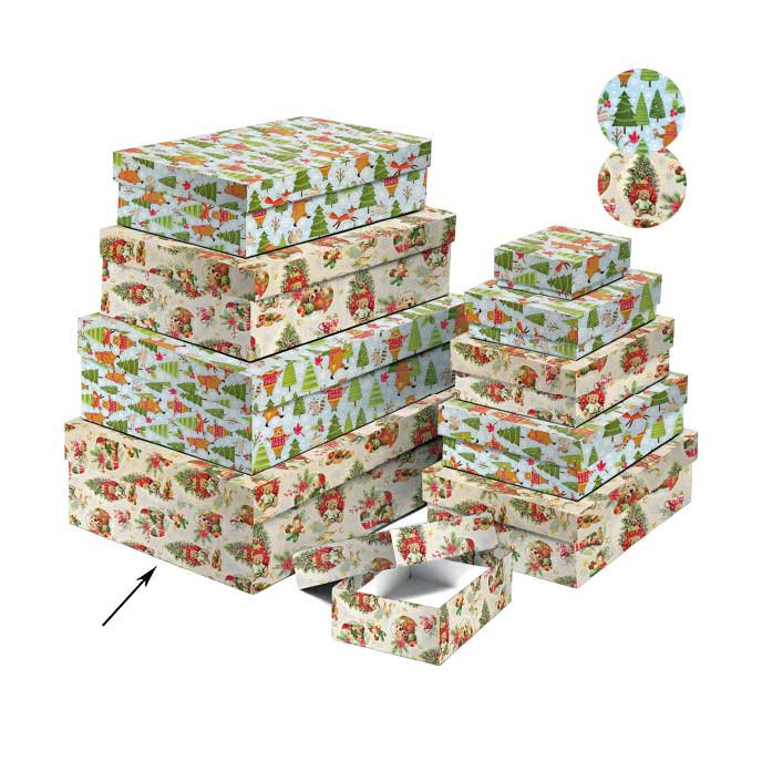 2540-1173 Dárková krabice 26,4x17,6x7,3cm /2500-1173/