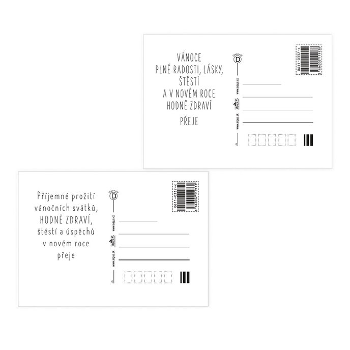 0611-0332c Pohlednice vánoční CZ