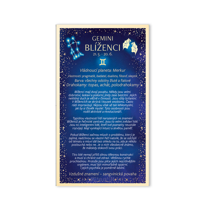 15-6484 Blahopřání gratulační zvěrokruh CZ BLÍŽENCI