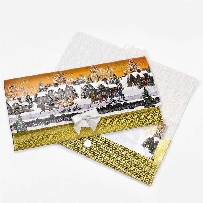 81-6040 Obálka s kartičkou, vánoční