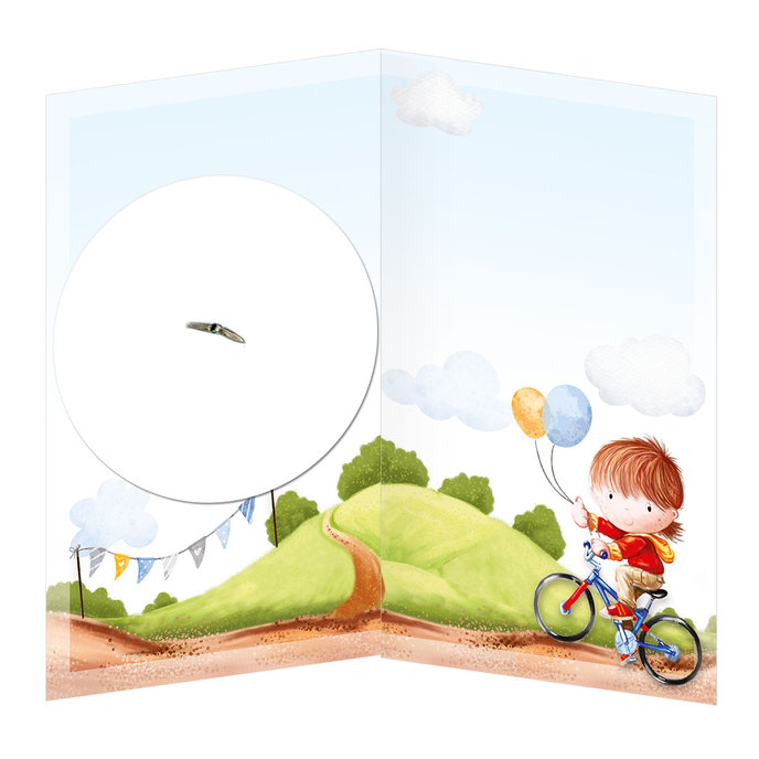 17-6053 Blahopřání dětské s otočníkem CZ