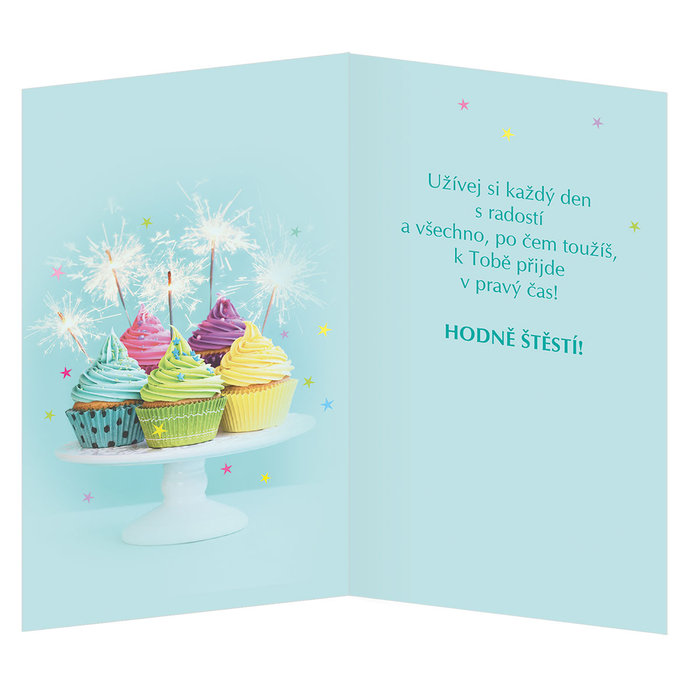 15-6542 Blahoprajná karta gratulační CZ