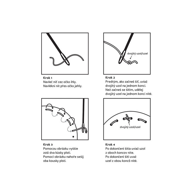 1920-0001 Kreativní sada - šijeme na Vánoce