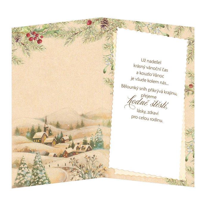 11-6413 Vánoční přání CZ