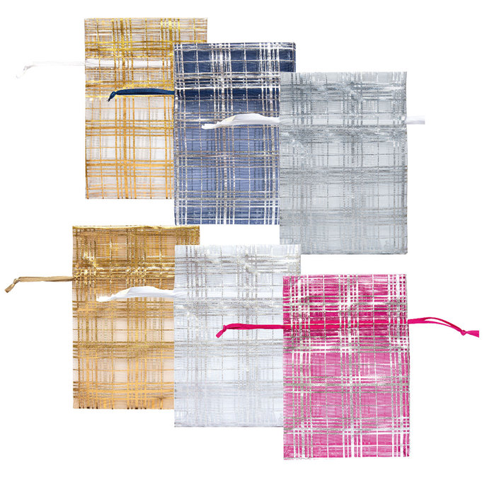 2007-0016 Organzový sáček s ražbou 7,5x10cm