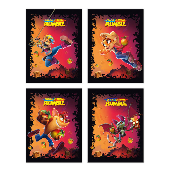 1110-0391 Trhací zápisník 9x12cm lic. Crash Team Rumble