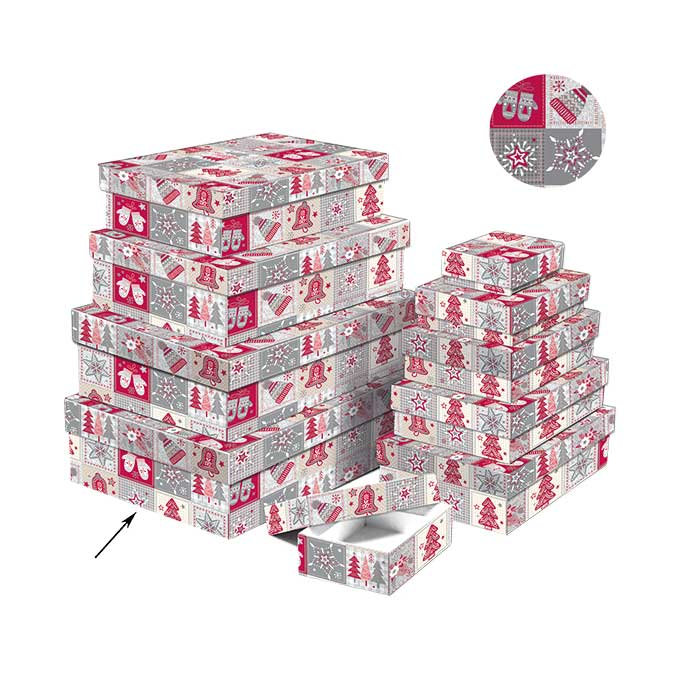 2540-0163 Dárková krabice 26,4x17,6x7,3cm /2500-8163/