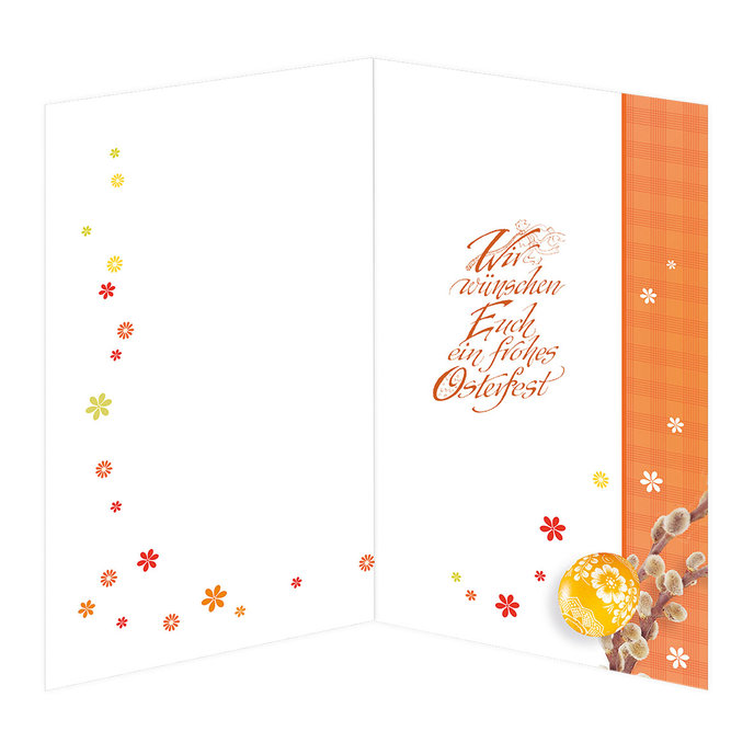 12-659 Easter greeting card DE