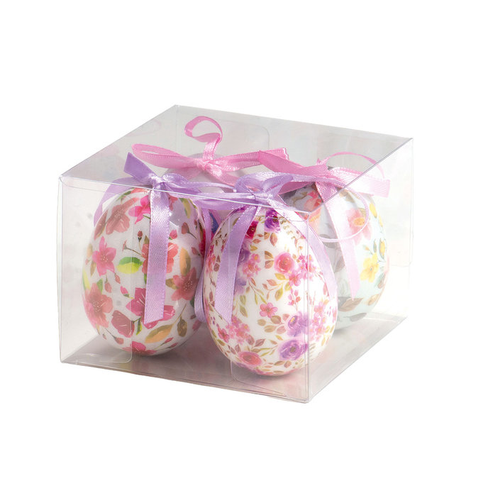 2346-0007 Velikonoční dekorace - kraslice, v. 75 mm, bal. 4 ks