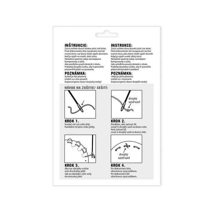 1911-0019 Kreativní sada - šijeme plstěné zvířátko