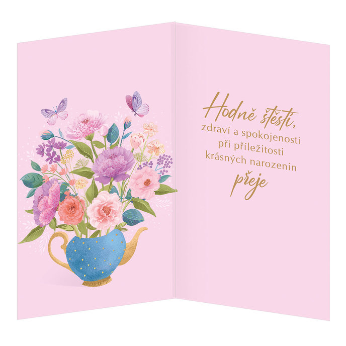 15-6501 Blahopřání gratulační otočník CZ