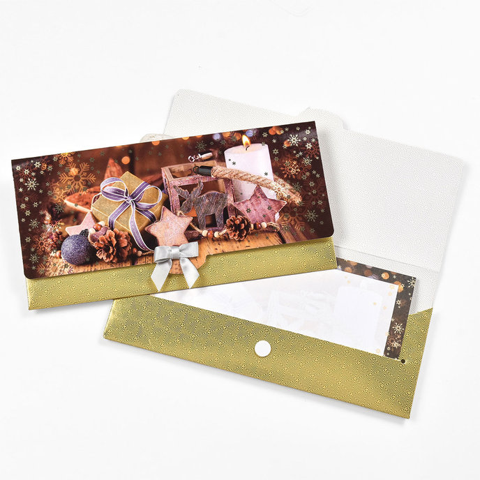 81-6041 Obálka s kartičkou, vánoční