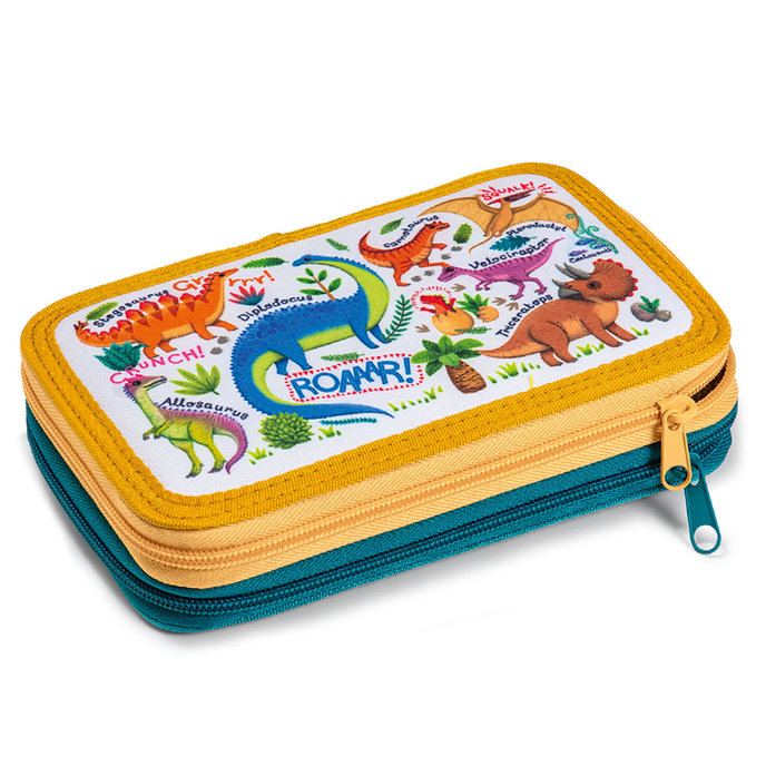 1866-0425 Penál s náplní dvoupatrový Roaaar!