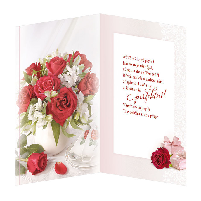 15-6436 Blahopřání gratulační otočník CZ