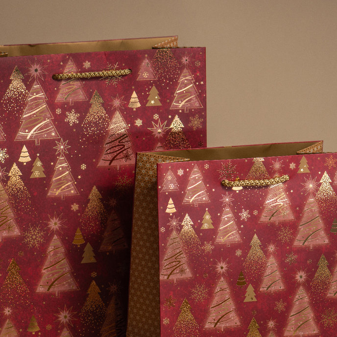 0859-0161 Dárková taška vánoční LUX