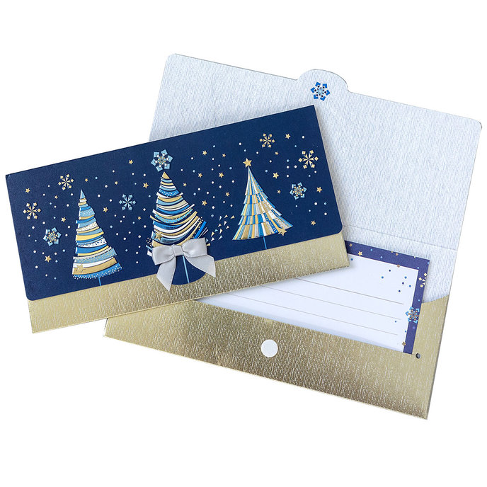 81-6014 Obálka s kartičkou, vánoční